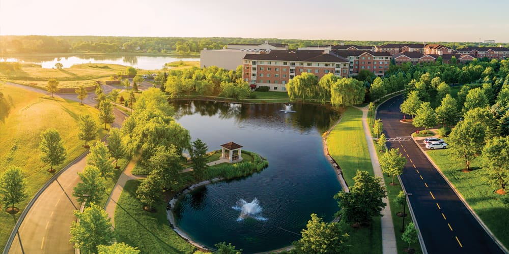 sunlight over Sedgebrook senior living