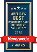 America's Best Continuing Care Retirement Communities 2026 Award by Newsweek