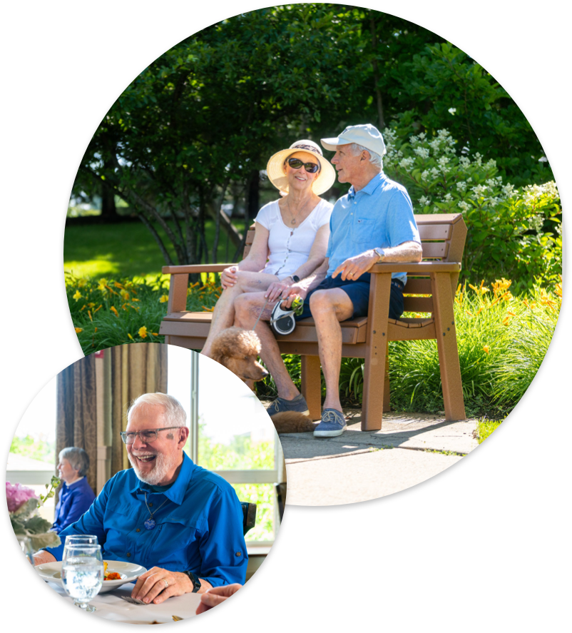 Dual image of sedgebrook residents